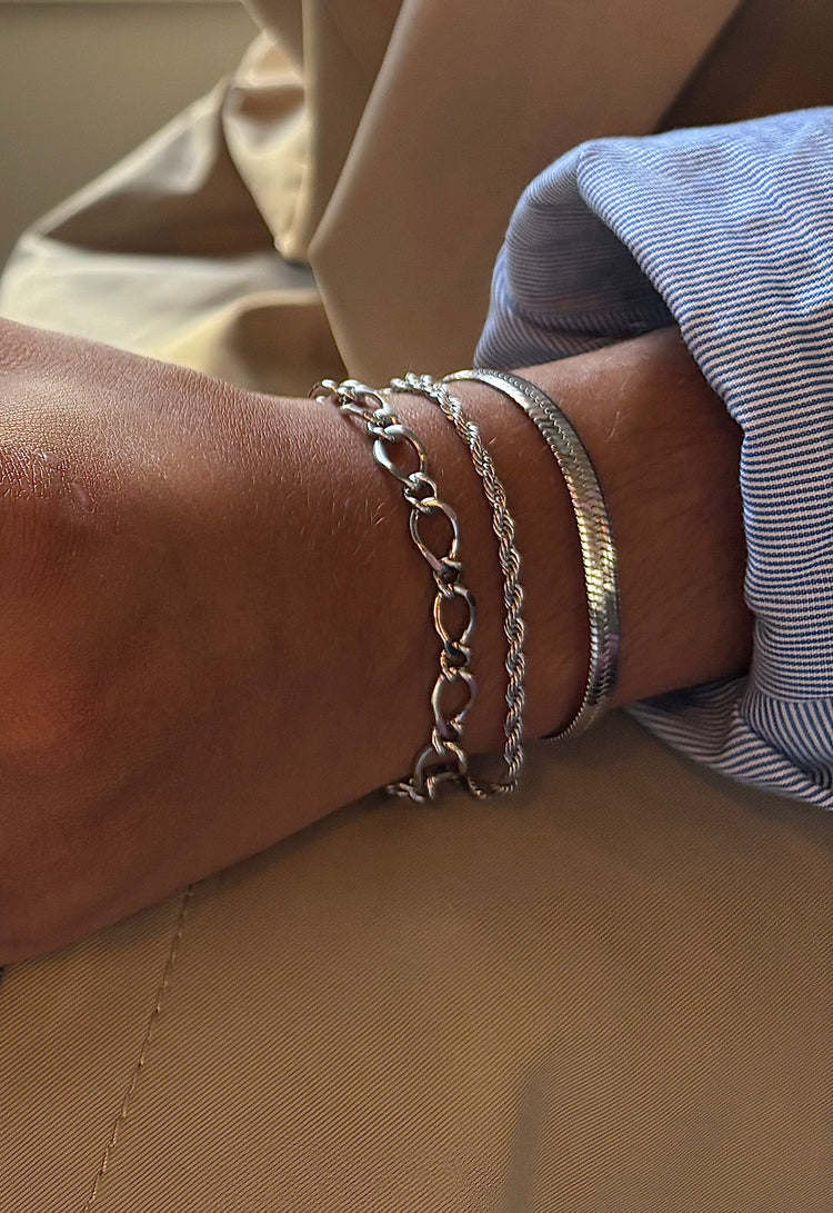 Bracelets argentés